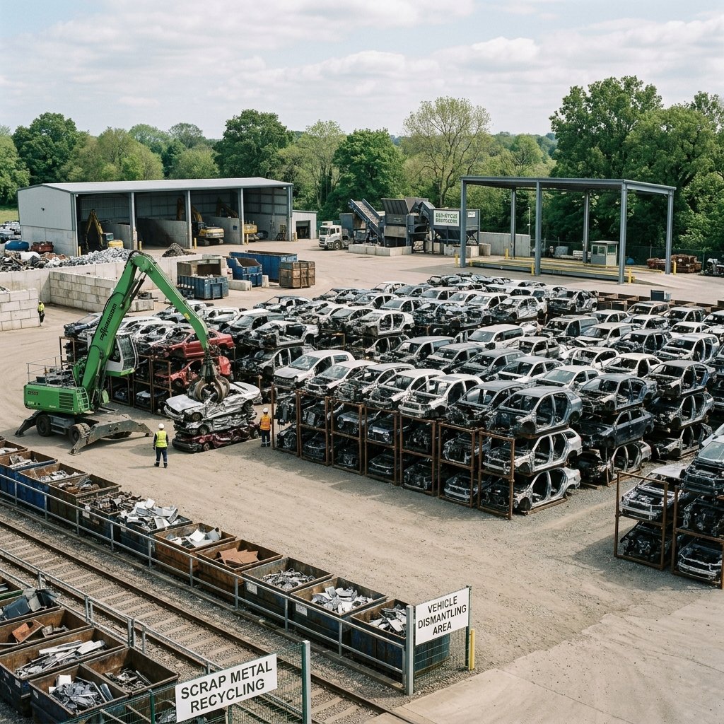 Car Disposal Salvage Scrap Facility